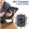 image:imageJETech Rugged Case for iPad 9th8th7th Gen 102 Black  Builtin Screen Protector 360 Rotating Hand Strap Stand Heavy Duty Shockproof ProtectionBlack