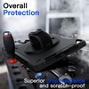 image:imageJETech Rugged Case for iPad 9th8th7th Gen 102 Black  Builtin Screen Protector 360 Rotating Hand Strap Stand Heavy Duty Shockproof ProtectionBlack