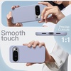 image:imageJETech Silicone Case for Google Pixel 10 Pro XL Obsidian  Silky Soft Touch Shockproof Protection Scratch Resistant Microfiber LiningFrost