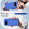 image:imageJETech Silicone Case for Google Pixel 10 Pro XL Obsidian  Silky Soft Touch Shockproof Protection Scratch Resistant Microfiber LiningIndigo