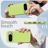 image:imageJETech Silicone Case for Google Pixel 10 Pro XL Obsidian  Silky Soft Touch Shockproof Protection Scratch Resistant Microfiber LiningLemongrass