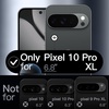 image:imageJETech Silicone Case for Google Pixel 10 Pro XL Obsidian  Silky Soft Touch Shockproof Protection Scratch Resistant Microfiber LiningObsidian