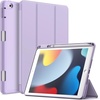 image:imageJETech Case Cover for iPad 9th8th7th Gen 102 Black  Soft TPU Protection Pencil Holder TriFold Stand Pencil Charging Support Shockproof Lightweight Design Auto WakeSleepLight Purple