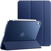 image:imageJETech Case Cover for iPad Air 11 M4M3M2 amp iPad Air 5 Black  For iPad Air 11 20262024 amp Air 109 2022 Translucent Back TriFold Stand Auto WakeSleepNavy