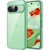 image:imageJETech Case for Google Pixel 10 Pro XL AntiYellowing Clear  Shockproof Protection Scratch Resistant Hard PC Back Durable Transparent TPU BumperWintergreen