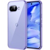 image:imageJETech Case for Google Pixel 9a AntiYellowing Clear  Shockproof Protection Scratch Resistant Hard PC Back Durable Transparent TPU BumperIris