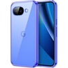 image:imageJETech Case for Google Pixel 9a AntiYellowing Clear  Shockproof Protection Scratch Resistant Hard PC Back Durable Transparent TPU BumperLavender