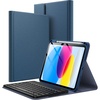 image:imageJETech Keyboard Case Cover for iPad 9th8th7th Gen 102 Black  Magnetic Detachable Bluetooth Keyboard Pencil Holder TPU Back Protection MultiAngle Stand LaptopStyle Typing ExperienceNavy