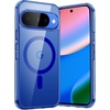 image:imageJETech Magnetic Case for Google Pixel 10 Pro XL Clear  Compatible with MagSafe Compatible with Pixelsnap Charger Shockproof Protective Phone Cover Scratch Resistant Clear BackIndigo