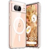image:imageJETech Magnetic Case for Google Pixel 10 Pro XL Clear  Compatible with MagSafe Compatible with Pixelsnap Charger Shockproof Protective Phone Cover Scratch Resistant Clear BackClear