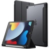 image:imageJETech Matte Case Cover for iPad 9th8th7th Gen 102 Black  Frosted Translucent Back Pencil Holder Slim Stand Design AntiFingerprint FinishBlack
