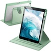image:imageJETech Rotating Case Cover for iPad 9th8th7th Gen 102 Black  360 Rotation Stand Clear Back Design Auto WakeSleep Pencil Holder Full ProtectionMatcha Green