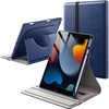 image:imageJETech Rotating Case Cover for iPad 9th8th7th Gen 102 Black  360 Rotation Stand Pencil Holder PU Leather Folio Full Protection DesignNavy