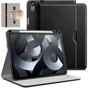 image:imageJETech Business Case Cover for iPad Air 11 M4M3M2 amp iPad Air 54 Black  For iPad Air 11 20262024 and Air 54 109 20222020 PU Leather Design Pencil Holder amp Pocket MultiAngle ViewingBlack