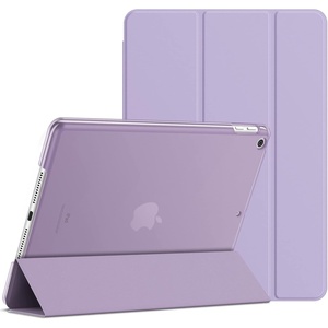 image:imageJETech Case Cover for iPad 6th5th Gen 97 20182017 Black  Slim Translucent Back Design TriFold Stand Auto WakeSleep Lightweight Shockproof ProtectionLight Purple