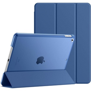image:imageJETech Case Cover for iPad 6th5th Gen 97 20182017 Black  Slim Translucent Back Design TriFold Stand Auto WakeSleep Lightweight Shockproof ProtectionNavy