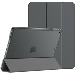 image:imageJETech Case Cover for iPad 9th8th7th Gen 102 Black  Slim Translucent Back Design TriFold Stand Auto WakeSleep Lightweight Shockproof ProtectionSpace Gray