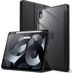 image:imageJETech Case Cover for iPad Air 11 M4M3M2 amp iPad Air 54 109 Black  For iPad Air 11 20262024 amp Air 54 109 20222020 Clear Back Pencil Holder Shockproof TriFold StandBlack