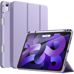 image:imageJETech Case Cover for iPad Air 11 M4M3M2 amp iPad Air 54 109 Black  For iPad Air 11 20262024 amp Air 54 109 20222020 Soft TPU Pencil Holder TriFold Stand Auto WakeLilac