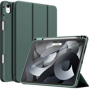 image:imageJETech Case Cover for iPad Air 11 M4M3M2 amp iPad Air 54 109 Black  For iPad Air 11 20262024 amp Air 54 109 20222020 Soft TPU Pencil Holder TriFold Stand Auto WakeMisty Green
