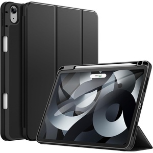 image:imageJETech Case Cover for iPad Air 11 M4M3M2 amp iPad Air 54 109 Black  For iPad Air 11 20262024 amp Air 54 109 20222020 Soft TPU Pencil Holder TriFold Stand Auto WakeBlack