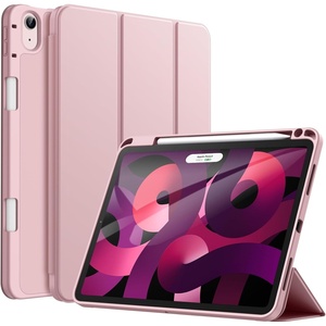 image:imageJETech Case Cover for iPad Air 11 M4M3M2 amp iPad Air 54 109 Black  For iPad Air 11 20262024 amp Air 54 109 20222020 Soft TPU Pencil Holder TriFold Stand Auto WakePink