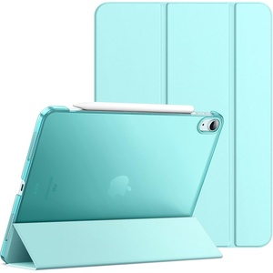 image:imageJETech Case Cover for iPad Air 11 M4M3M2 amp iPad Air 54 109 Black  For iPad Air 11 20262024 amp Air 54 109 20222020 Translucent Back TriFold Stand Auto WakeSleepMint Blue