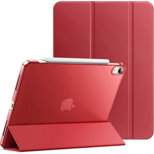 image:imageJETech Case Cover for iPad Air 11 M4M3M2 amp iPad Air 54 109 Black  For iPad Air 11 20262024 amp Air 54 109 20222020 Translucent Back TriFold Stand Auto WakeSleepRed