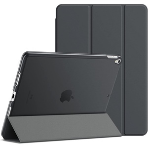 image:imageJETech Case Cover for iPad Pro 105 iPad Air 3rd Gen 2019 Black  For iPad Pro 105 2017 iPad Air 2019 Model Translucent Back TriFold Stand Auto WakeSleep ShockproofSpace Gray