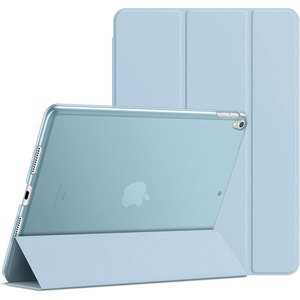 image:imageJETech Case Cover for iPad Pro 105 iPad Air 3rd Gen 2019 Black  For iPad Pro 105 2017 iPad Air 2019 Model Translucent Back TriFold Stand Auto WakeSleep ShockproofLight Blue