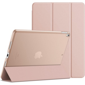 image:imageJETech Case Cover for iPad Pro 105 iPad Air 3rd Gen 2019 Black  For iPad Pro 105 2017 iPad Air 2019 Model Translucent Back TriFold Stand Auto WakeSleep ShockproofRose Gold