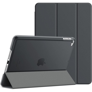 image:imageJETech Case Cover for iPad mini 4th Gen 2015 Black  Slim Translucent Back Design TriFold Stand Auto WakeSleep Lightweight Shockproof ProtectionDark Grey