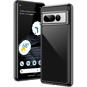 image:imageJETech Case for Google Pixel 10 Pro XL AntiYellowing Clear  Shockproof Protection Scratch Resistant Hard PC Back Durable Transparent TPU BumperBlack