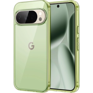 image:imageJETech Case for Google Pixel 10 Pro XL AntiYellowing Clear  Shockproof Protection Scratch Resistant Hard PC Back Durable Transparent TPU BumperJade