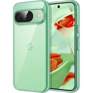 image:imageJETech Case for Google Pixel 10 Pro XL AntiYellowing Clear  Shockproof Protection Scratch Resistant Hard PC Back Durable Transparent TPU BumperWintergreen