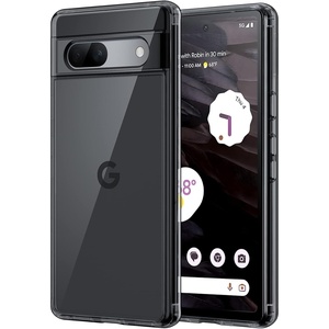 image:imageJETech Case for Google Pixel 9a AntiYellowing Clear  Shockproof Protection Scratch Resistant Hard PC Back Durable Transparent TPU BumperBlack