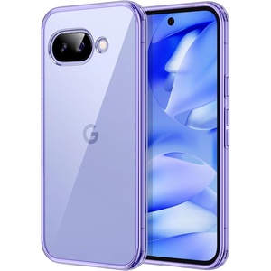 image:imageJETech Case for Google Pixel 9a AntiYellowing Clear  Shockproof Protection Scratch Resistant Hard PC Back Durable Transparent TPU BumperIris