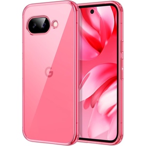 image:imageJETech Case for Google Pixel 9a AntiYellowing Clear  Shockproof Protection Scratch Resistant Hard PC Back Durable Transparent TPU BumperPeony