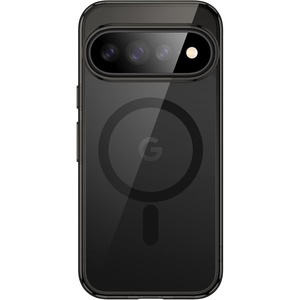 image:imageJETech Magnetic Case for Google Pixel 10 Pro XL Clear  Compatible with MagSafe Compatible with Pixelsnap Charger Shockproof Protective Phone Cover Scratch Resistant Clear BackBlack