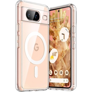image:imageJETech Magnetic Case for Google Pixel 10 Pro XL Clear  Compatible with MagSafe Compatible with Pixelsnap Charger Shockproof Protective Phone Cover Scratch Resistant Clear BackClear