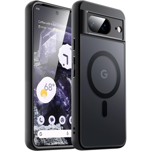 image:imageJETech Magnetic Case for Google Pixel 10a Black  Compatible with MagSafe Translucent Matte Back Shockproof ProtectionObsidian
