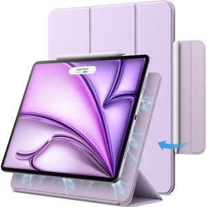 image:imageJETech Magnetic Case for iPad Air 11 M4M3M2 amp iPad Air 54 109 Black  For iPad Air 11 20262024 amp Air 54 109 20222020ampiPad Pro 11 2018 Slim Smart Design Cover Lightweight ProtectionLight Purple