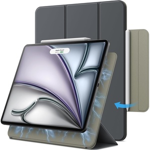 image:imageJETech Magnetic Case for iPad Air 11 M4M3M2 amp iPad Air 54 109 Black  For iPad Air 11 20262024 amp Air 54 109 20222020ampiPad Pro 11 2018 Slim Smart Design Cover Lightweight ProtectionDark Gray
