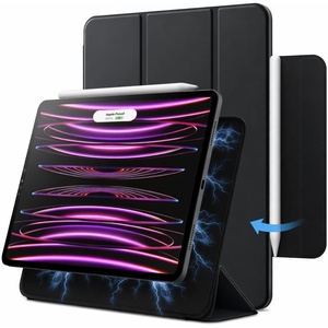 image:imageJETech Magnetic Case for iPad Pro 11 amp iPad Air 54 109 Black  For iPad Air 54 109 20222020 amp Pro 11 2022202120202018 Slim Smart Cover Auto WakeSleep Lightweight ProtectionBlackBlack