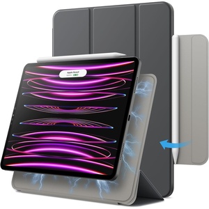 image:imageJETech Magnetic Case for iPad Pro 11 amp iPad Air 54 109 Black  For iPad Air 54 109 20222020 amp Pro 11 2022202120202018 Slim Smart Cover Auto WakeSleep Lightweight ProtectionSpace Gray