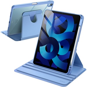 image:imageJETech Rotating Case Cover for iPad Air 11 M4M3M2 Air 54 109 Purple  For iPad Air 11 20262024 amp Air 54 109 20222020 360 Rotation Stand Clear Back Auto WakeSleep Pencil HolderSky Blue