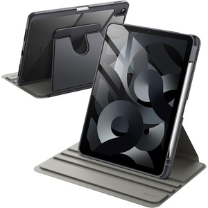 image:imageJETech Rotating Case Cover for iPad Air 11 M4M3M2 Air 54 109 Purple  For iPad Air 11 20262024 amp Air 54 109 20222020 360 Rotation Stand Clear Back Auto WakeSleep Pencil HolderSpace Gray
