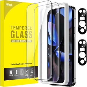 image:imageJETech Screen Protector for Google Pixel 10 Pro XL 22 Pack  with Camera Lens Protector HD Clear Tempered Glass AntiScratch Protection Easy Installation ToolPixel 9 Pro