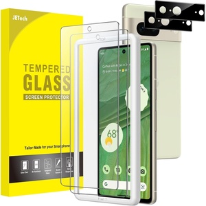 image:imageJETech Screen Protector for Google Pixel 10 Pro XL 22 Pack  with Camera Lens Protector HD Clear Tempered Glass AntiScratch Protection Easy Installation ToolPixel 7