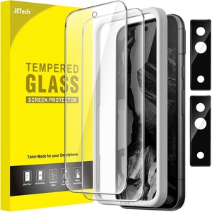 image:imageJETech Screen Protector for Google Pixel 10 Pro XL 22 Pack  with Camera Lens Protector HD Clear Tempered Glass AntiScratch Protection Easy Installation ToolPixel 8a